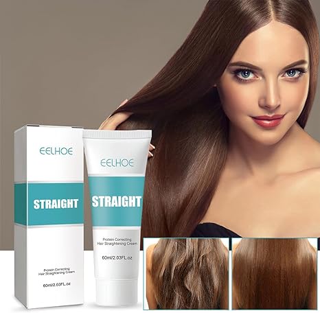 Silk Smooth Keratin Hair Straightening Cream for frizz-free results