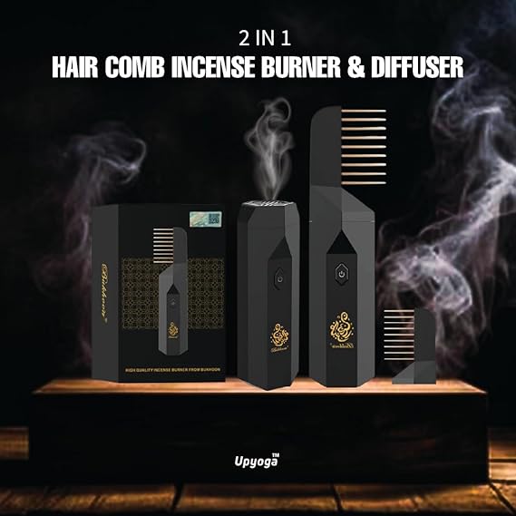 Gift packaging of 2-in-1 Hair Comb Incense Burner ready for mindful gifting