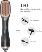 2-in-1 Joy Professional Hair Dryer dryer and styling brush combo