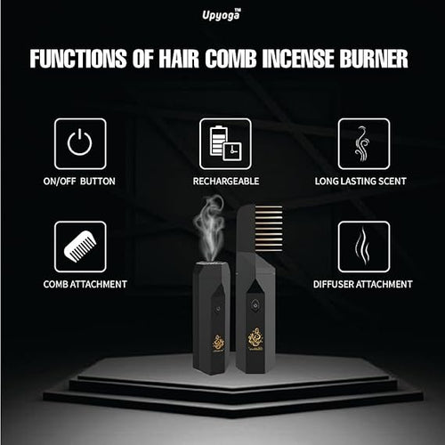 2 in 1 Hair Comb Incense Burner